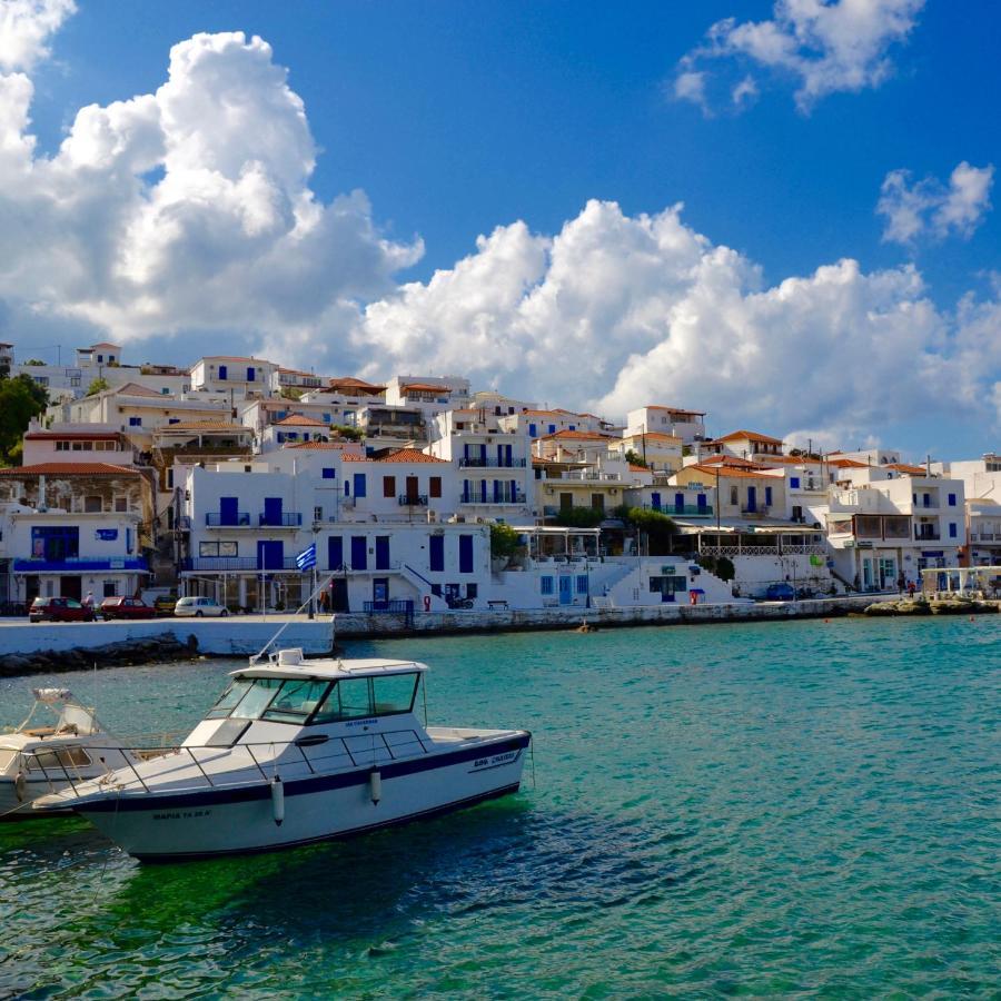Irida - Sea & Sunset Flats By Explore Andros דירה באטסי